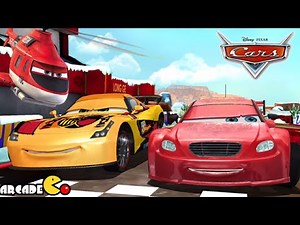 Disney Pixar Cars Fast as Lightning McQueen - Long Ge Vs All Characters - Disney Cars Racing