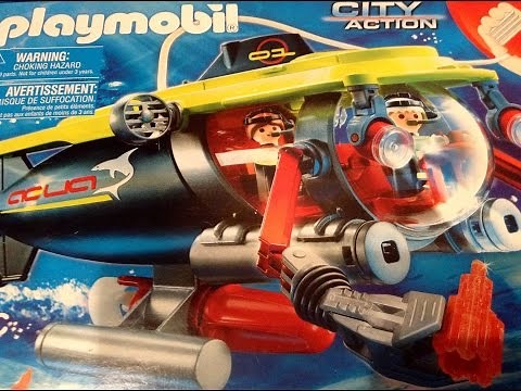 Playmobil Deep Sea Submarine with Underwater Motor 4909