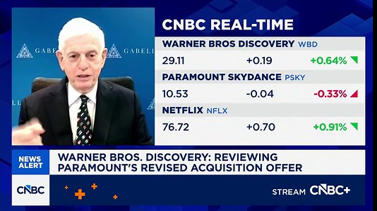 Billionaire investor Mario Gabelli on the battle for Warner Bros. Discovery