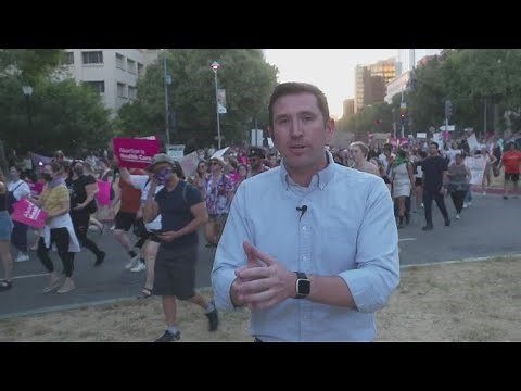 Roe v. Wade | Protests take place at the California State Capitol