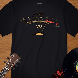 VU Meter Music T-shirt – Mixing Engineer Tee – Audio Recording Studio Shirt - Volume Unit Meter - Etsy Australia