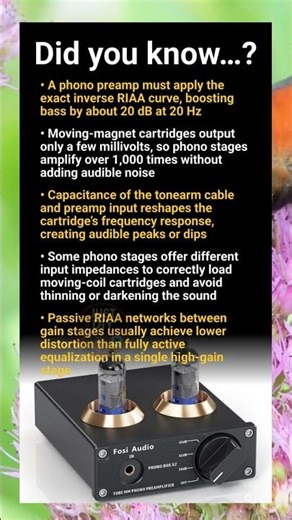 Phono preamp secrets: RIAA curves, noise floors and cartridge loading explained