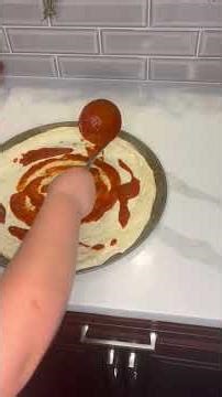 First time making pizza! Any tips? #fyp #food #pizza a