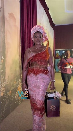 Nollywood actress Peggy Ovire graced d occasion adding glamour to an already memorable celebration.