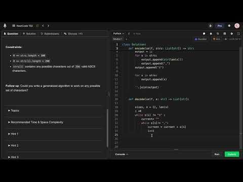 30 Days to Crack a Job in India | Day 8 – Encode and Decode Strings (NeetCode 150 Series)