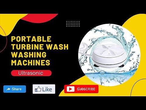 Ultrasonic Portable Turbine Wash Washing Machines