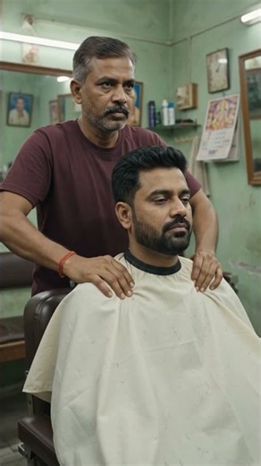 Indian Barber ASMR | Shoulder Kneading & Head Tapping