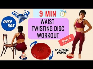9 MIN WAIST TWISTING DISC WORKOUT Pt 4 l 11 toning exercises with TUMMY TWISTER PLATE (no repeat)
