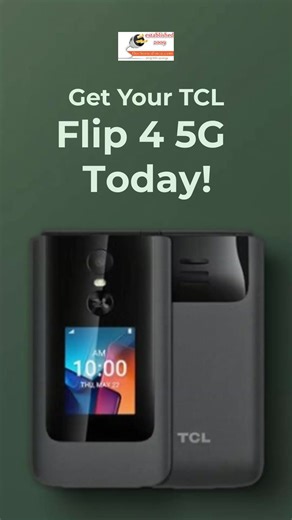 The TCL Flip 4 5G merges simplicity with cutting-edge tech, offering 5G speed and dual displays! . . https://electronicsforce.com/products/tcl-flip-4-5g-compact-5g-flip-phone-with-long-lasting-battery-clear-displays #electronicsforce | Electronicsforce