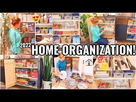HOME ORGANIZATION IDEAS!!😍 ORGANIZE WITH ME | DECLUTTERING AND ORGANIZING MOTIVATION 2022
