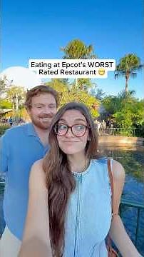 Epcot’s WORST Restaurant 👎🏼🍽️ #disney #food #foodreview #waltdisneyworld #wdw #disneyparks
