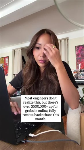 When I competed in my first hackathon, I barely remembered how to code. But with AI a solid idea, you can submit a POC and win real money — without leaving your home. So I put together a list of active, online hackathons that: \t•\tare remote \t•\thave real prize money \t•\tand are actually worth your time If you’ve ever wanted a fun side hustle, or to build something of your own (and potentially get paid for it) — this is for you. 💬 Comment “HACKATHON” and I’ll send you the full list in your D