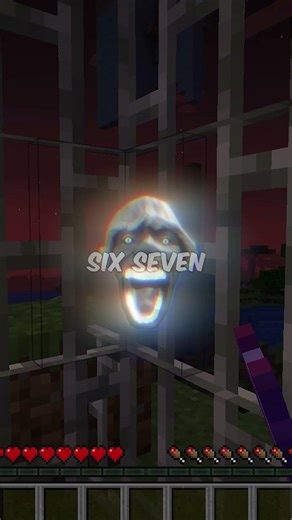 TRAPPED BY SIX SEVEN IN MINECRAFT #minecraft #minecraftmemes #minecraftshorts