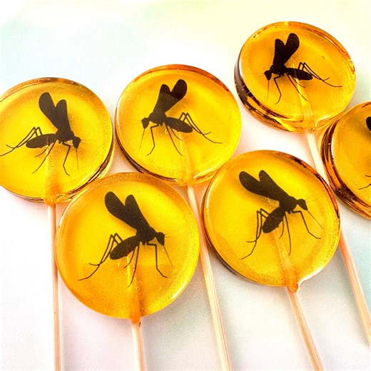 Mosquito Lollipops: Jurassic Park Theme Candy - Dinosaur Themed - Dino Inspired Gourmet Candy (count 12) - Etsy Canada