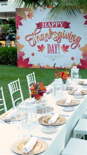 Dreams Macao Beach Punta Cana on Instagram: "A little peek at this year’s Thanksgiving magic."