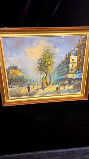 Caroline Burnett: Impressionist Parisian Street Scene