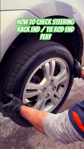 How to check steering rack end / Tie rod end play #car rack end play #car knocking when turning