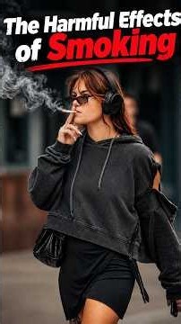 Cigarette nicotine (Smoking addiction, the harmful effects of smokin)