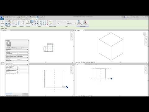 Creating a basic new family in Revit 2023