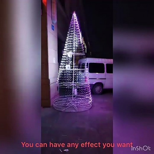 Mega tree made with tiny LED lights is mesmerizing