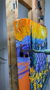 1.2M views · 29K reactions | Painting the canvas deep edges of my...
