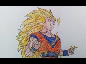 Drawing Goku SSJ3