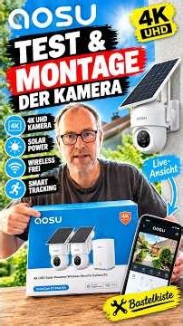 aosu 4K SolarCam D1 Max Kabellose Überwachungskamera