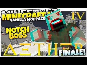 Minecraft 1.9 | NOTCH BOSS BATTLE | AETHER FINALE (Minecraft Custom Command Mod Pack)