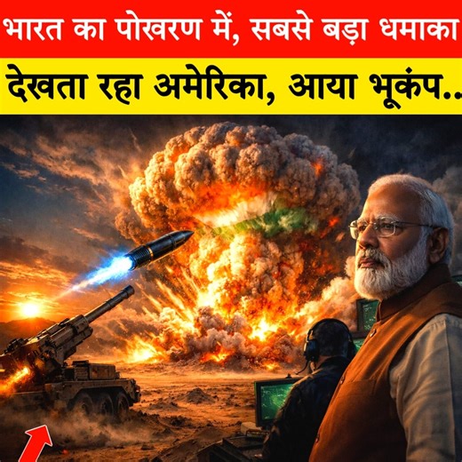 भारत ने कर दिया पोखरण में सबसे बड़ा धमाका, शक्ति देख हिल गई दुनिया। #modi #india #technology #defense #tank | News Network