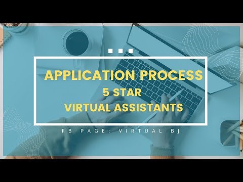 Application Process at 5 Star VAs | Apply now as a Virtual Assistant and earn more than 45k a month