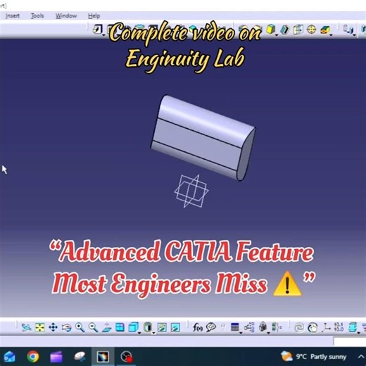 CATIA V5 Union Trim 🔥 Advanced Boolean Trick in 30 Seconds #catiav5 #cadsoftware #cad
