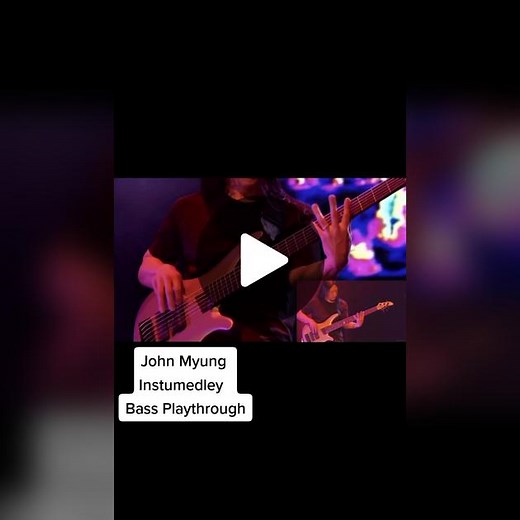 John Myung Bass Playthrough: Dream Theater Instumedley