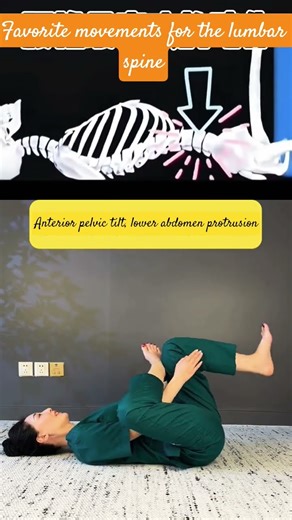 My favorite exercises for my lumbar spine #homework #posturecorrectionDaily Exercise #LumbarSpine