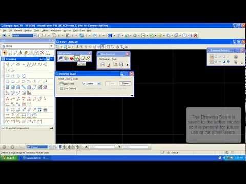 CADconform for MicroStation: Drawing Scales Settings