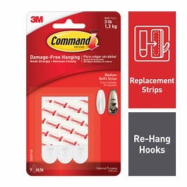Command Refill Strips Medium Pack of 10