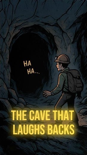 The Cave That Laughs Back 😨 #horrorstories