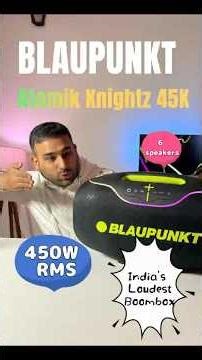 Blaupunkt Atomik Knights 45K 450W Loudest Boombox Speaker #Shorts #Gadgets