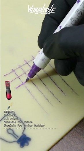 Simple technique to practice snake skin pattern.