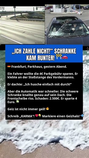 „ICH ZAHLE NICHT!“ SCHRANKE KAM RUNTER! 🚧🚗