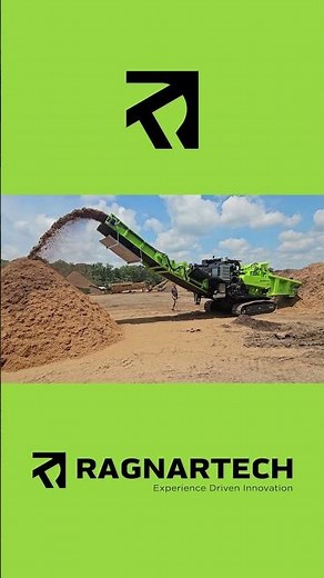 Hansen's Tree Service making premium mulch with our 9700 Grinder! #Ragnartech #9700