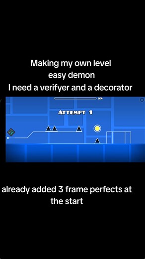 Creating My Own Geometry Dash Level