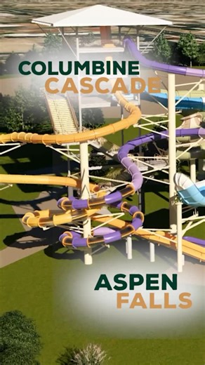 Water World on Instagram: "Get ready for Water World’s newest adventure: climb the Lookout Tower to the highest point in the waterpark, where you can speed down Columbine Cascade or brave Aspen Falls, Denver’s only drop-capsule waterslide."