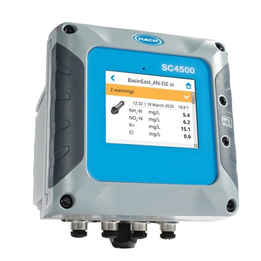 SC4500 Controller, Prognosys, 5x mA Output, 2 digital Sensors, 100 - 240 VAC, US plug