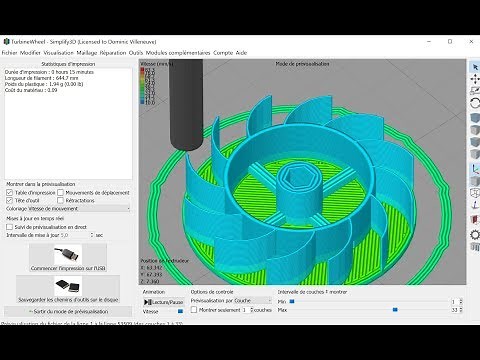 Impression 3D : Paramètres de Simplify3D