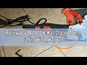 Review VEVOR 4800W Wall Chaser 42 mm Cutting Width,Wall Groove Cutting Machine 41MM Cutting Depth,Wa