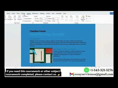 Shelly Cashman Word 365 | Module 11: SAM Project B