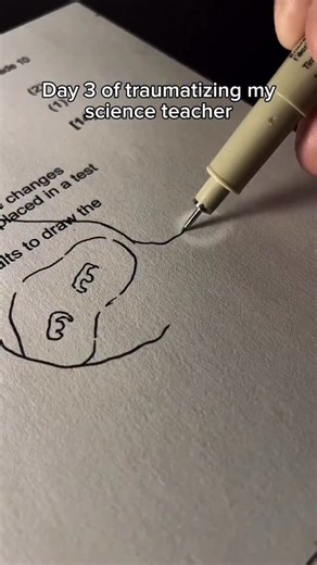 362K views · 7K reactions | Day 3 of traumatizing my science teacher . . . #drawing #drawingpencil #drawingtips #drawingtutorials | Artlilypro | Facebook