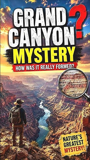 Grand Canyon Mystery 🏜️ | How Was It Really Formed? The Truth Will Surprise You! 🤯