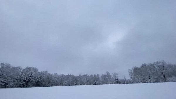 Totally digging the snow accumulations here in southern Missouri this morning! ❄️🛷☺️🥰 LSC/Josh Napper | Live Storm Chasers