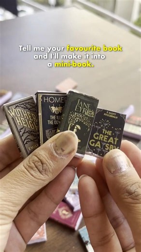 send your recommendations and I'll make mini books!